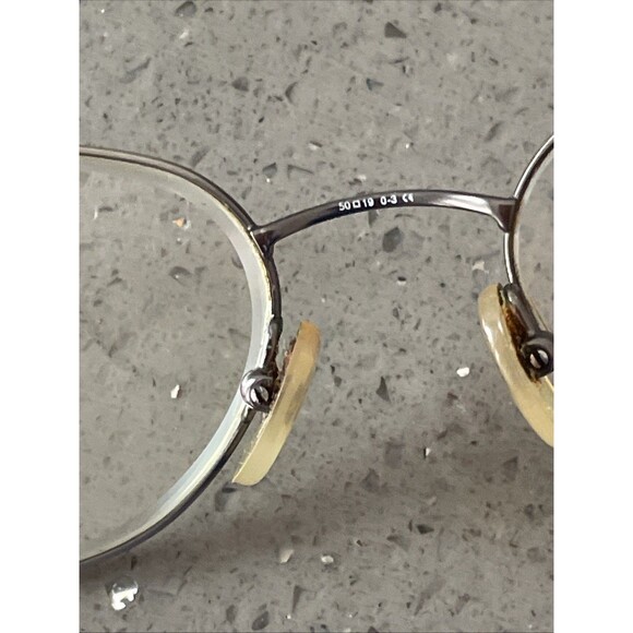 Vintage POLO RALPH LAUREN 296 WM6 EYEGLASSES Frames ONLY 50-19-140 Italy silver main image 11